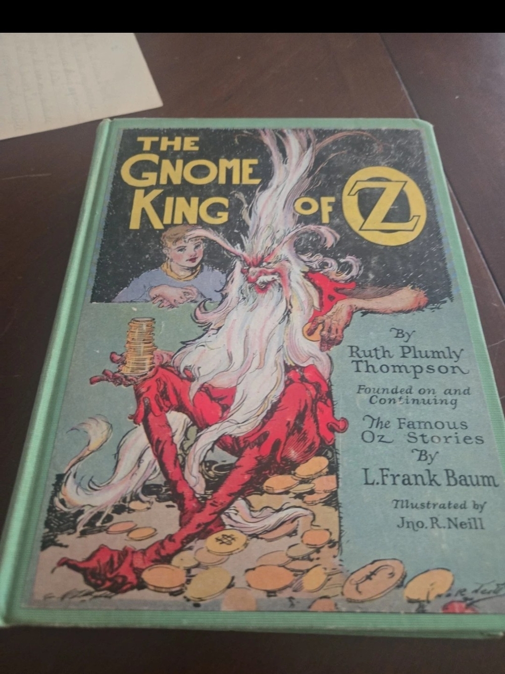 The Gnome King of Oz Illustrated Hardcover 1927 all color plates